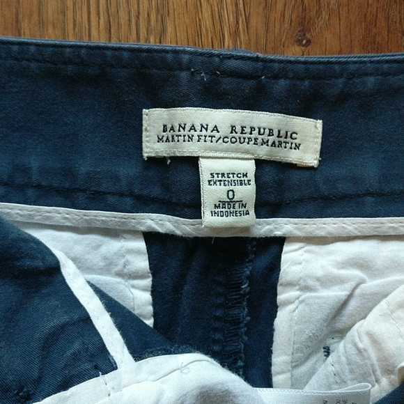 Banana Republic - Martin Fit, navy shorts - Picture 4 of 5